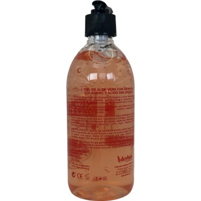 Gel aloe vera con Granada 99% Puro 500 ml de derbós Derbós DER-181 Cosmética Natural salud.bio
