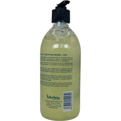 Gel aloe vera con Aceite de Argan y Q10 natural 500 ml de derbós Derbós DER-095 Cosmética Natural salud.bio