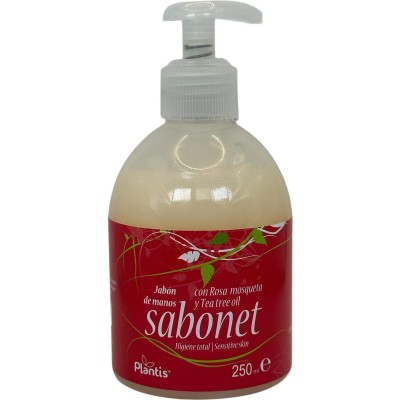 Sabonet jabol liquido con Rosa Mosqueta y Tea Tree oil 250ml de Plantis Artesania Agrícola 031035 Jabones y Geles Naturales s...