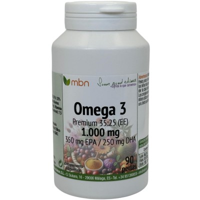 Omega 3 Premium (35:25) 90 PERLAS de Manabios Manabios 111609 Sistema cardiovascular salud.bio
