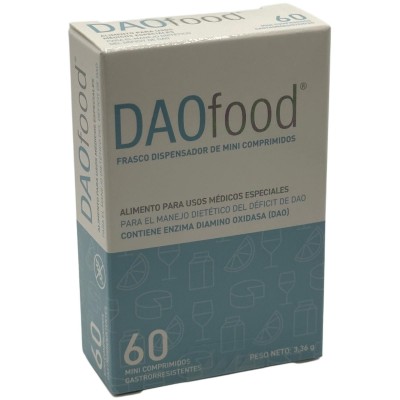 DAOfood® 60 comprimidos mini de Dr Healthcare DR Healthcare 185940.2 Ayudas aparato Digestivo salud.bio