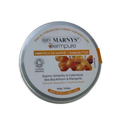 Manteca de Karité con Espino amarillo y Caléndula de MARNYS Marnys DERM003 Piel, Cabello y Uñas, Complementos y Vitaminas sal...