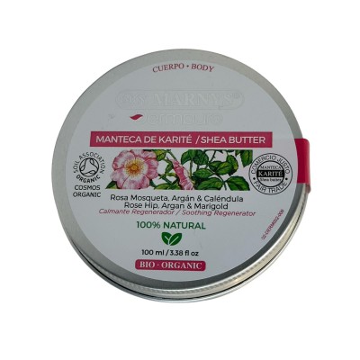 Manteca de Karité con Rosa mosqueta, Argán y Caléndula de MARNYS Marnys DERM002 Piel, Cabello y Uñas, Complementos y Vitamina...