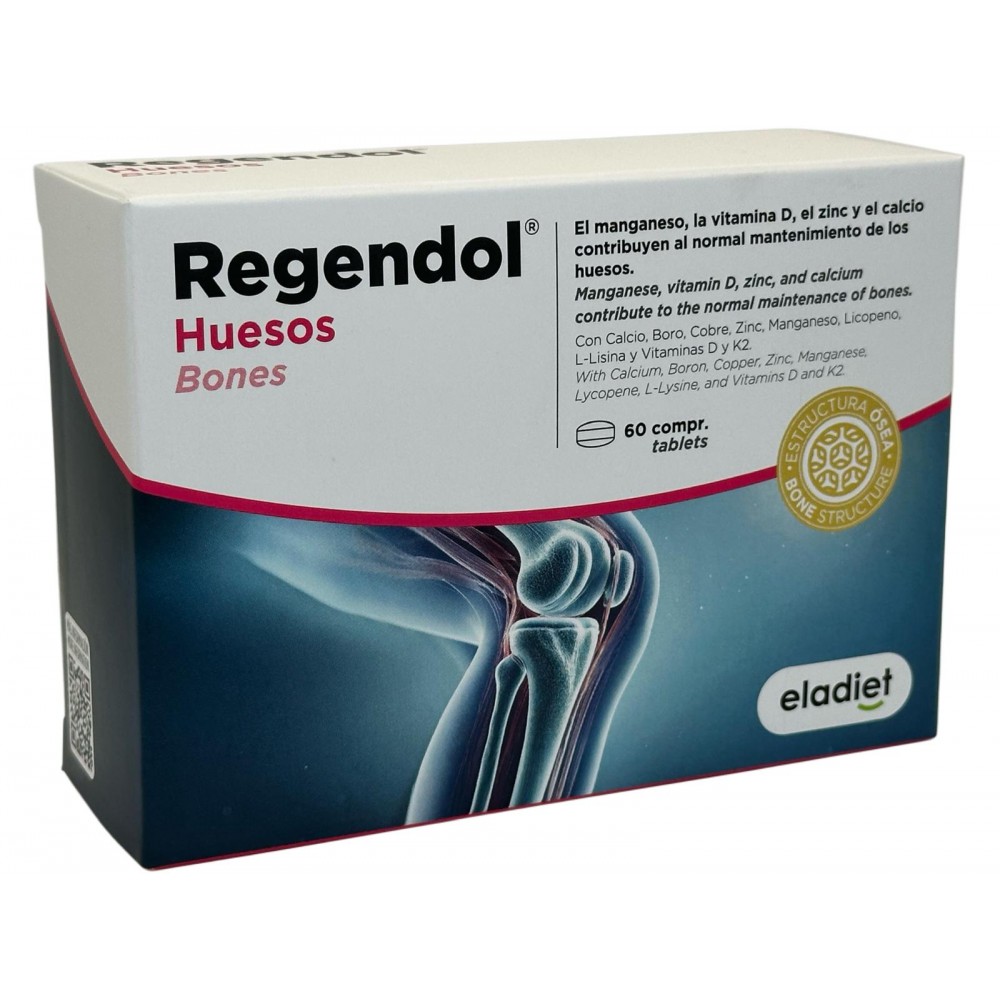 Regendol HUESOS (bones) 60 comprimidos de Eladiet Eladiet PA.FE.OSE Articulaciones, Huesos, Tendones y Musculos, componen el ...