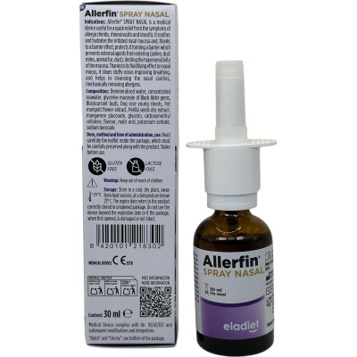 Allerfin® SPRAY NASAL (Alergias) 30ml de eladiet Eladiet ELA-21830 Sistema inmunitario salud.bio