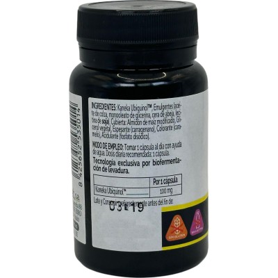Ubiquinol 100mg - Elementales de Novadiet Novadiet 53501 Sistema inmunitario salud.bio