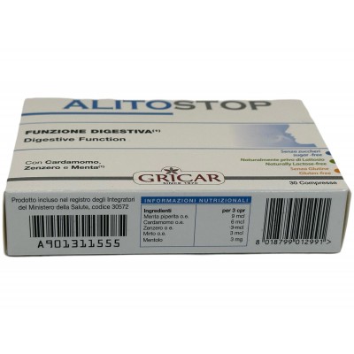 Alito Stop 30 Comprimidos de GRICAR Herbofarm GRICAR IN N010 Ayudas aparato Digestivo salud.bio