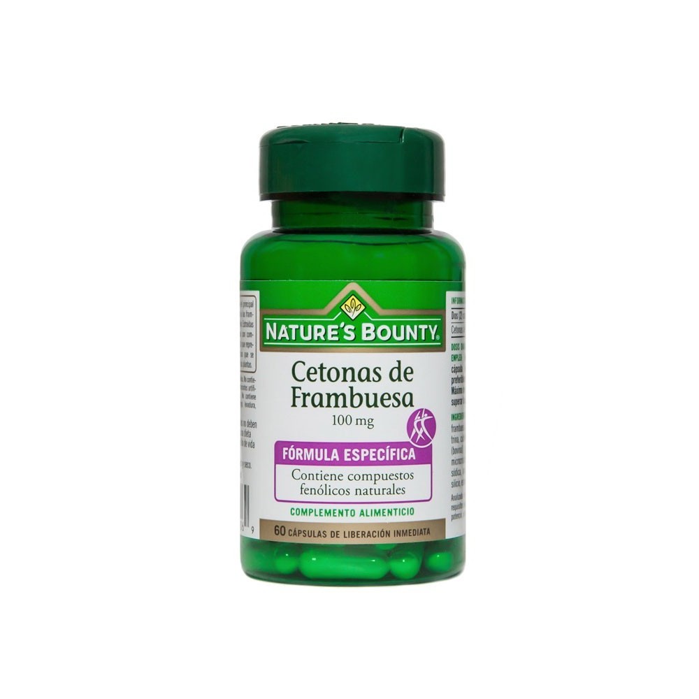 Cetonas de Frambuesa y Extractos de Granos de Café Verde Nature's Bounty NATURE´S BOUNTY 03606 Control de Peso salud.bio