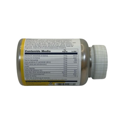 Vitamina B Complex 75 Doble Acción (Rápida/Prolongada) 100 VegCaps de solaray SOLARAY SM-4291 Vitamina B salud.bio