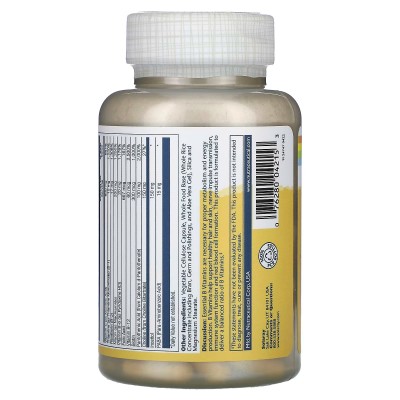Balanced B-Stress™ (B-Stress equilibrado con vitamina C) 100 cápsulas vegetales de Solaray SOLARAY SOLA-04215 Estados emocion...