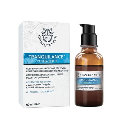 Tranquilance Canapa NOTTE 20ml de Gianluca Mech GIANLUCA MECH GFI20S00 Estados emocionales, ansiedad, estrés, depresión, rela...