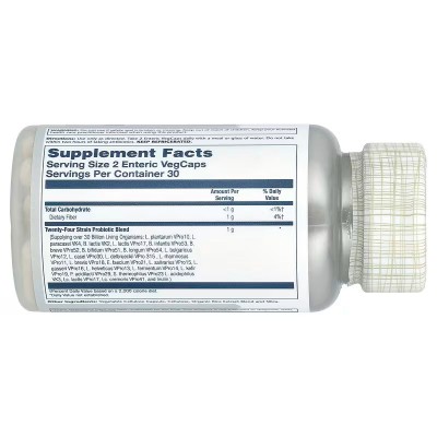 Super Multidophilus 30.000 millones 60 cápsulas vegetales entéricas (15.000 millones de UFC por cápsula) de Solaray SOLARAY S...