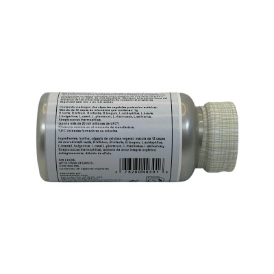 Próbiotico Multidophilus 20.000 millones 50 cápsulas vegetales entéricas (10.000 millones de UFC por cápsula) de Solaray SOLA...