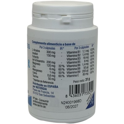 Ergystress sistema nervioso 60 cápsulas de Nutergia Nutergia NUT-73325 Estados emocionales, ansiedad, estrés, depresión, rela...