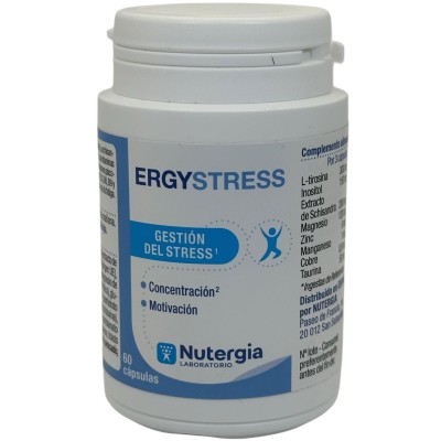 Ergystress sistema nervioso 60 cápsulas de Nutergia Nutergia NUT-73325 Estados emocionales, ansiedad, estrés, depresión, rela...
