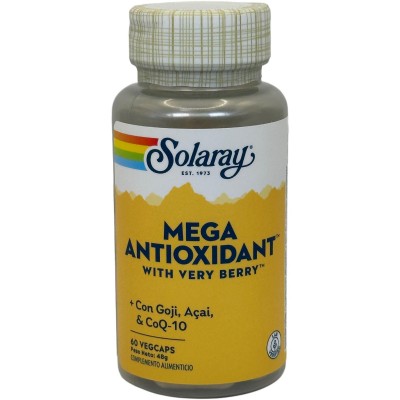 MEGA MULTI ANTIOXIDANTE™ (Antioxidant) con Polifenoles naturales 60 VegCaps de Solaray SOLARAY SOLA-23392 Antioxidantes salud...