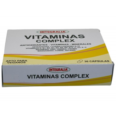 Vitaminas Complex (Antioxidantes - Minerales) 30 Capsulas de Integralia INTEGRALIA INT-54491 Vitaminas y Multinutrientes salu...
