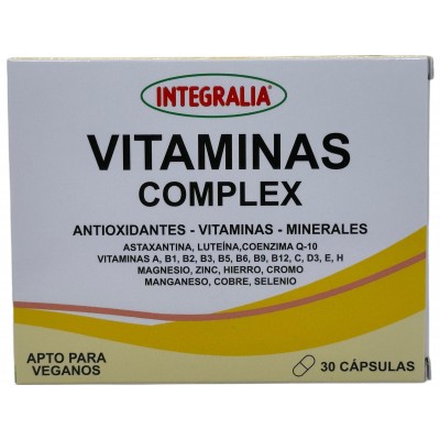 Vitaminas Complex (Antioxidantes - Minerales) 30 Capsulas de Integralia INTEGRALIA INT-54491 Vitaminas y Multinutrientes salu...