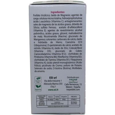 Multicomplex MUJER (Vitaminas y Minerales) 30 comprimidos de ESI ESI ESI-13527 Vitaminas y Multinutrientes salud.bio