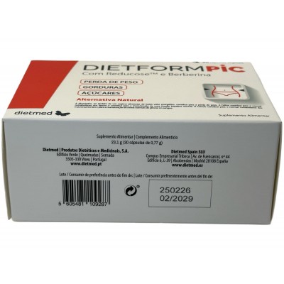 DIETFORMPIC 30 cápsulas de Dietmed Dietmed DIE-10928 Control de Peso salud.bio