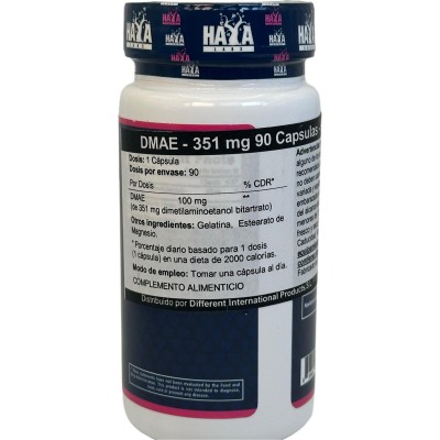 DMAE (dimetilaminoetanol) 351mg 90 Caps de Haya labs Haya Labs 16188 Suplementos Deportivos (Complementos Alimenticios) salud...