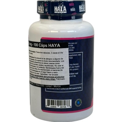 Ácido Ursólico 250mg. 100 Cápsulas de Haya Labs Haya Labs HAY-15526 Gainers: Los Mejores Suplementos Para Ganar Masa Muscular...