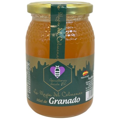 Miel de GRANADO pura y cruda de 500g de La Magia del Colmenar La Magia del colmenar MAG-23989 Miel, Polen, Jalea Real, Propol...