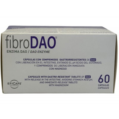 fibroDAO® Enzima DAO 60 Cápsulas (Intolerancia a la Histamina) de Dr Healthcare DR Healthcare 205628.2 Ayudas aparato Digesti...