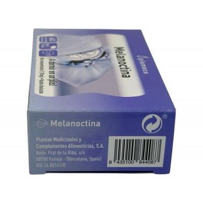 Melanoctina ¡A dormir en un plis! 60 Comprimidos de Plameca Plameca PLA-440800 insomnio y descanso salud.bio