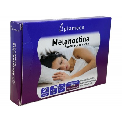 Melanoctina ¡Sueña toda la noche! 30 comprimidos bicapa de Plameca Plameca PLA-460000 insomnio y descanso salud.bio