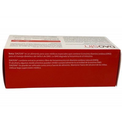 DAOSIN® 15 ó 90 comprimidos Para el manejo dietético del Déficit de DAO (Intolerancia a la histamina) de Salengi Salengei DAO...