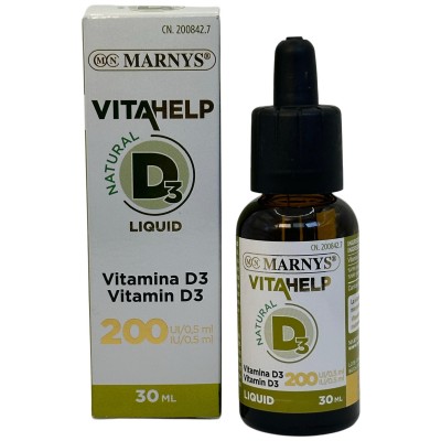 Vitamina D3 Líquida 30ml vitahelp de Marnys Marnys MN439 Vitamina A y D salud.bio