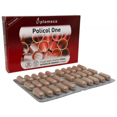 Policol One 30 Cápsulas de Plameca Plameca PLA-84553 Ayudas niveles Colesterol y Trigliceridos salud.bio