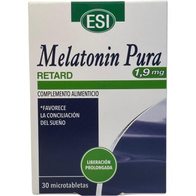 Melatonin pura Retard (Melatonina) 1,9 mg (30 Comprimidos) de ESI ESI ESI-13484 insomnio y descanso salud.bio