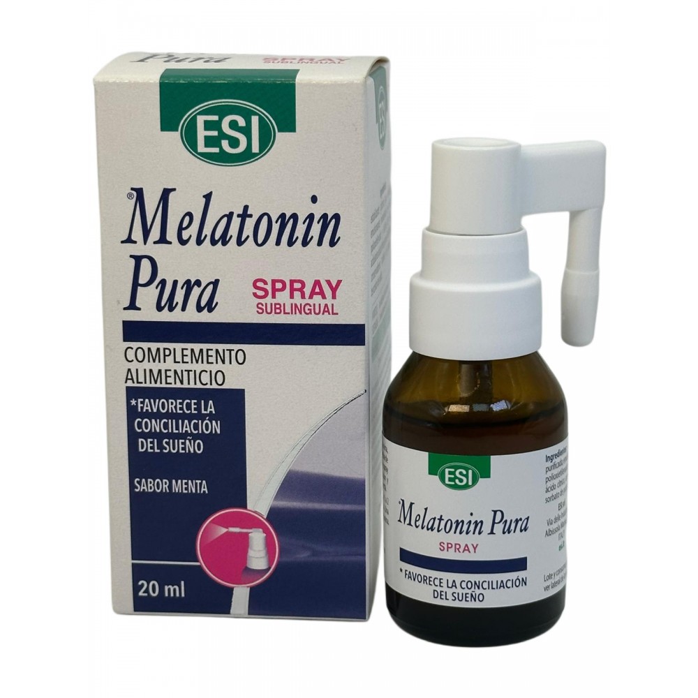 Melatonin pura (Melatonina) Spray 1 mg (20ml) de ESI ESI 19011020 insomnio y descanso salud.bio
