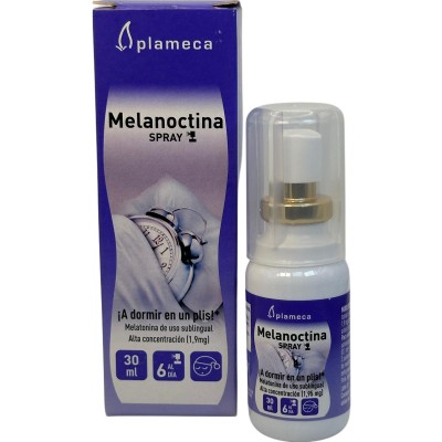 Melanoctina ¡A dormir en un plis! SPRAY sublingual Melatonina 1.9mg 30ml de Plameca Plameca PLA-84606 insomnio y descanso sal...