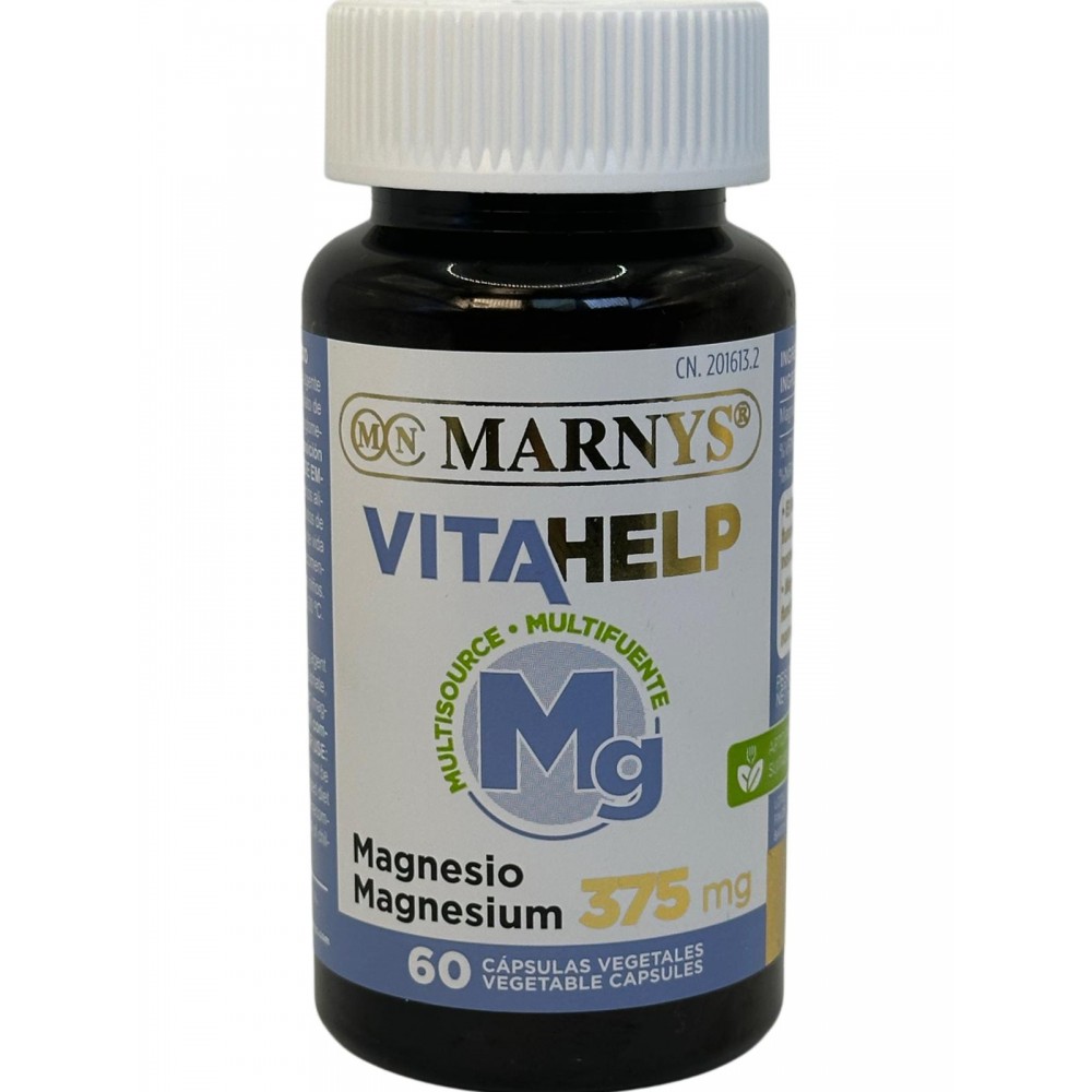 Magnesio 375 mg Línea VITAHELP de Marnys Marnys MN812 Vitaminas y Minerales salud.bio