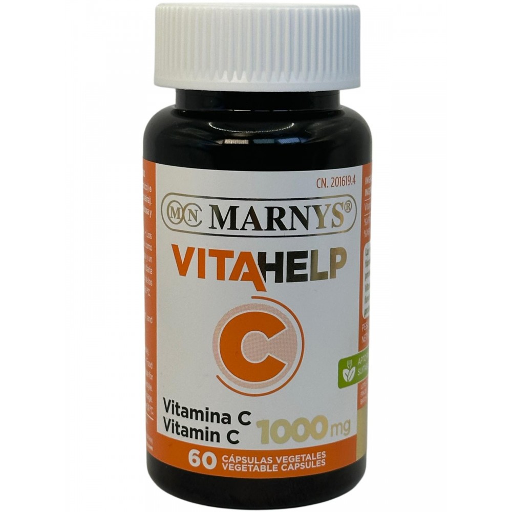 Vitamina C 1000mg VITAHELP 60 cápsulas de Marnys Marnys MN810 Vitamina C salud.bio