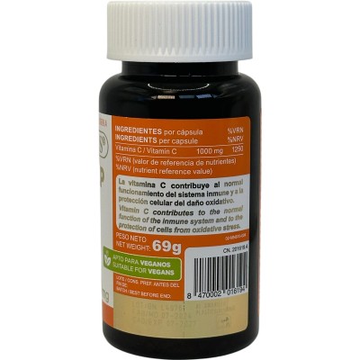 Vitamina C 1000mg VITAHELP 60 cápsulas de Marnys Marnys MN810 Vitamina C salud.bio