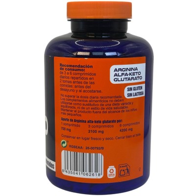 Óxido Nítrico Competition (Comprimidos de Arginina Alfa-Ketoglutarato) 180 comprimidos de Megaplus Artesania Agrícola 171028 ...