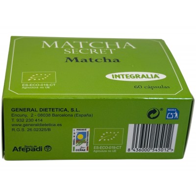 Matcha SECRET 60 cápsulas BIO ECO de Integralia INTEGRALIA INT-54501 Plantas Medicinales salud.bio