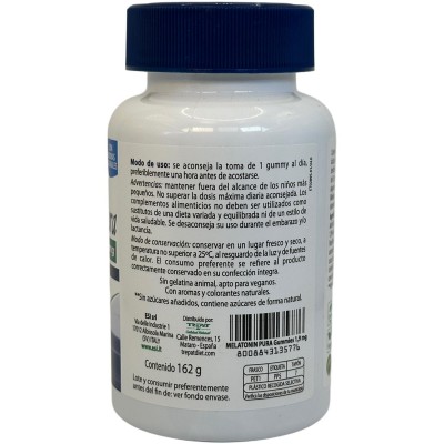 Melatonin pura 1,9mg gummies (Melatonina, Vitaminas, adaptogenos y relajantes) de ESI ESI ESI-13577 insomnio y descanso salud...