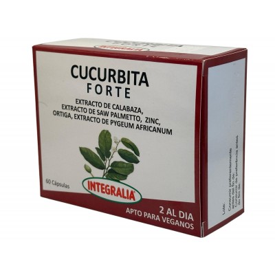 Cucurbita Forte (Prostata) 60 cápsulas de Integralia INTEGRALIA INT-54530 Bienestar urinario. Ayuda en el bienestar urinario....