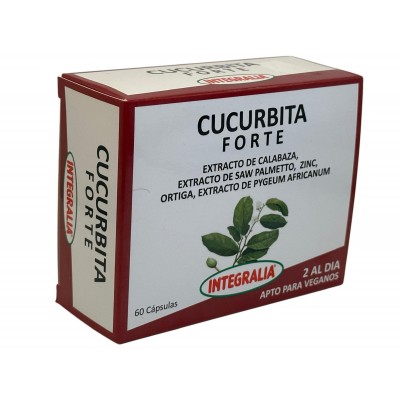 Cucurbita Forte (Prostata) 60 cápsulas de Integralia INTEGRALIA INT-54530 Bienestar urinario. Ayuda en el bienestar urinario....