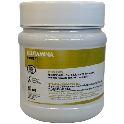 Glutamina Micronizada (serie Concept) 500g de Megaplus Megaplus 142025 Suplementos Deportivos (Complementos Alimenticios) sal...