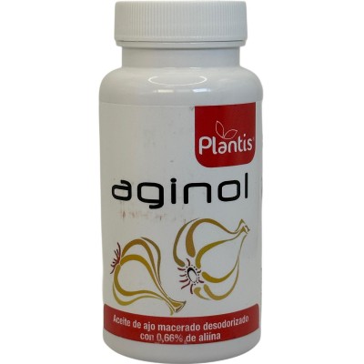 AGINOL (Aceite de Ajo Macerado desorizado) 0.66% aliína 110 Cápsulas de Plantis Artesania Agrícola ART-03709 Sistema circulat...