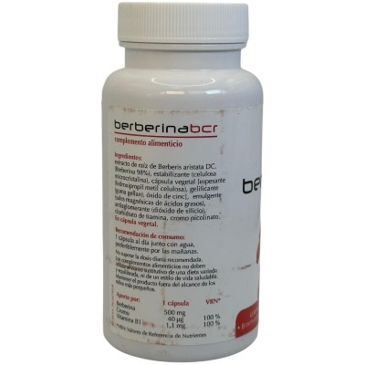 BERBERINA BCR + Cromo 60 cápsulas 770g de Plantis Artesania Agrícola ART-04605 Ayuda Glucemia y Diabetes salud.bio