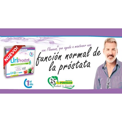 UriProstat (ayuda función normal próstata) 30 cápsulas de Pinisan Pinisan PIN-00264 Bienestar urinario. Ayuda en el bienestar...