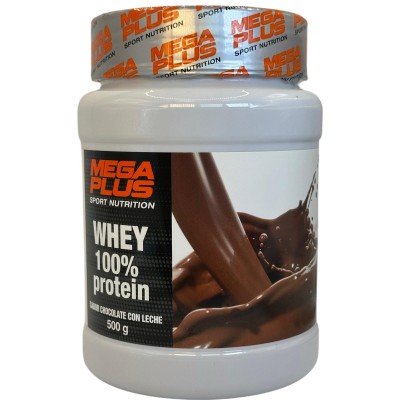 Proteína WHEY 100% PROTEIN 500g de Megaplus Megaplus MEG-06161-06325 Proteinas salud.bio