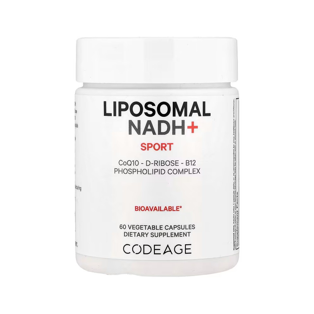 NADH+ liposomal 60 cápsulas vegetales de Codeage Codeage AGE-60919 Antioxidantes salud.bio